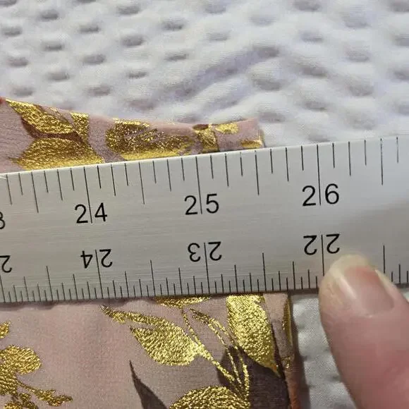 Torrid Sophie Double Layer Cami Women's 3XL Pale Mauve & Gold Fairy Romantic NWT - Picture 8 of 8